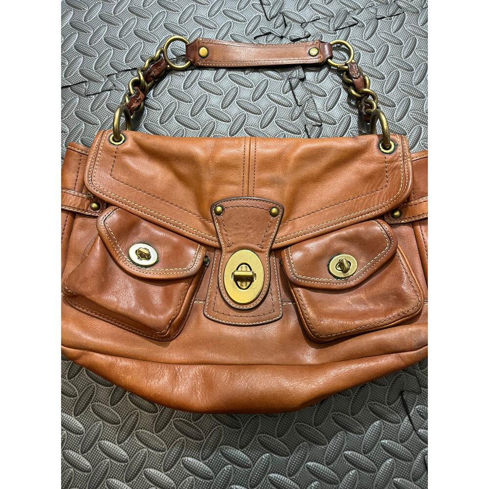 Coach Y2K 11128 65th Anniversary Whiskey Legacy Leigh With Vachetta Leather - Picture 2 of 12